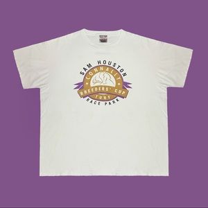 Vintage 90s Sam Houston Race Park Breeders Cup Shirt 🏇